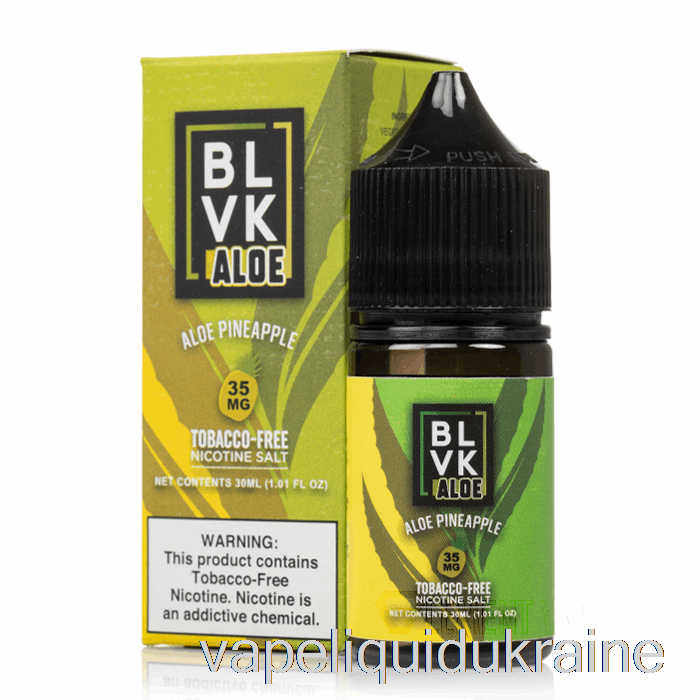 Vape Ukraine Aloe Pineapple Salt - BLVK Salt - 30mL 35mg